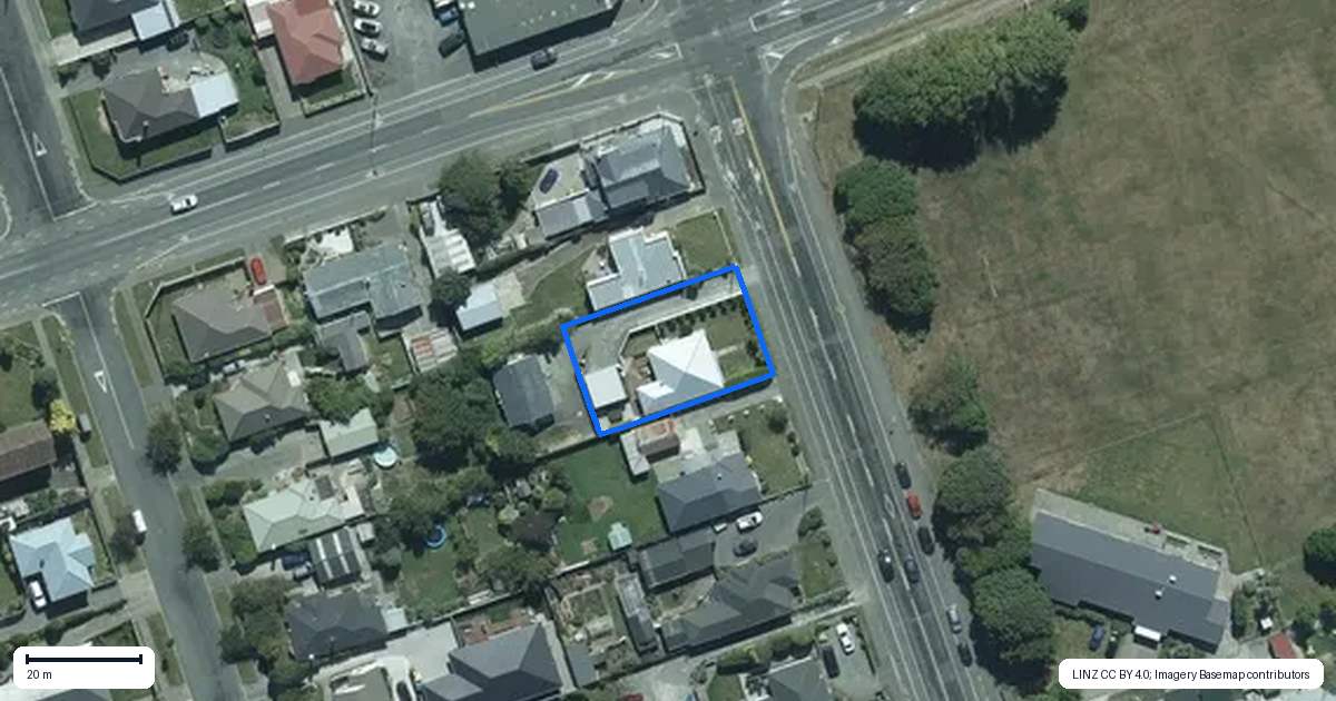 Property context map for 88 Isabella Street, Glengarry, Invercargill