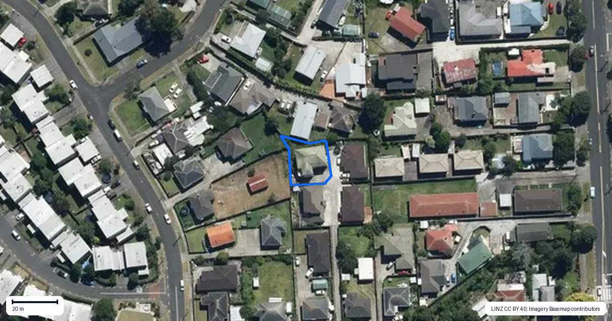 Property context map for 9B Miranda Street, Avondale, Auckland