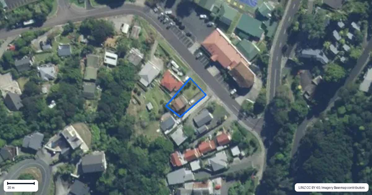 Property context map for 6 Joyces Road, Paihia