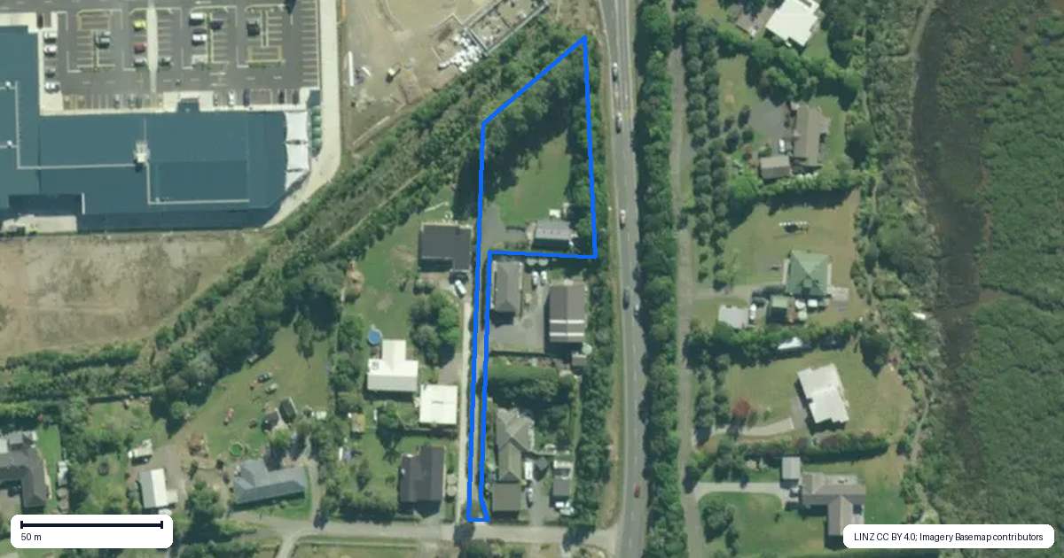 Property context map for 6 Hills View Lane, Mangawhai