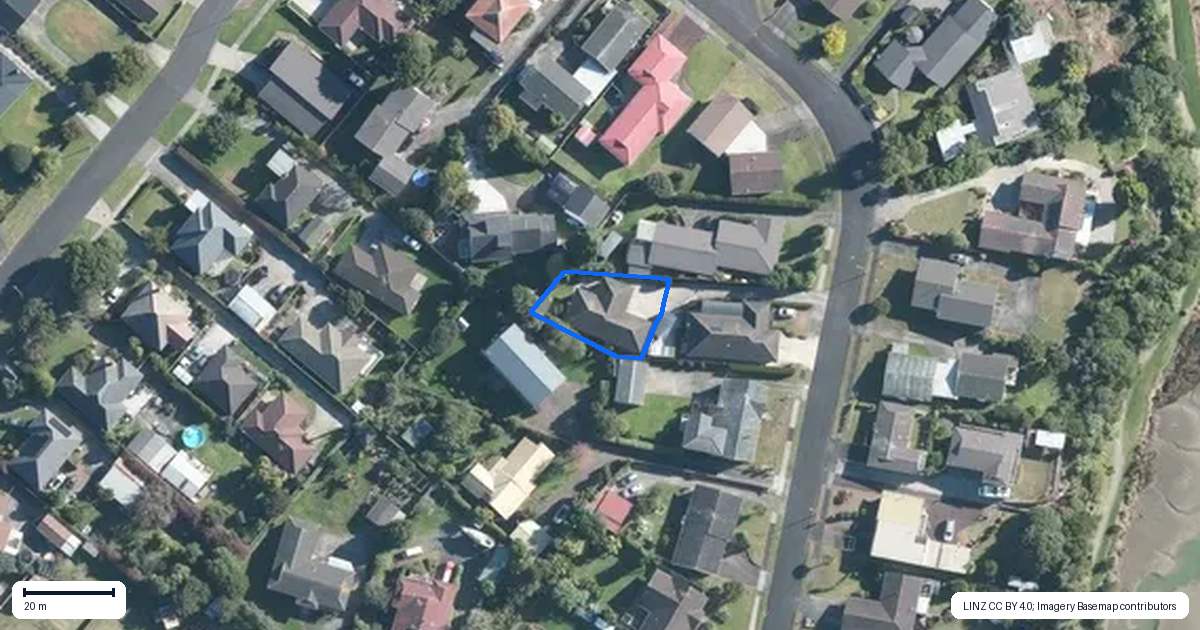 Property context map for 13A Meachen Terrace, Waiuku