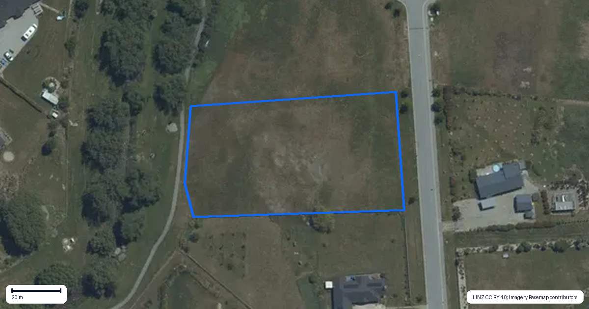 Property context map for 19 Harris Place, Luggate, Wanaka