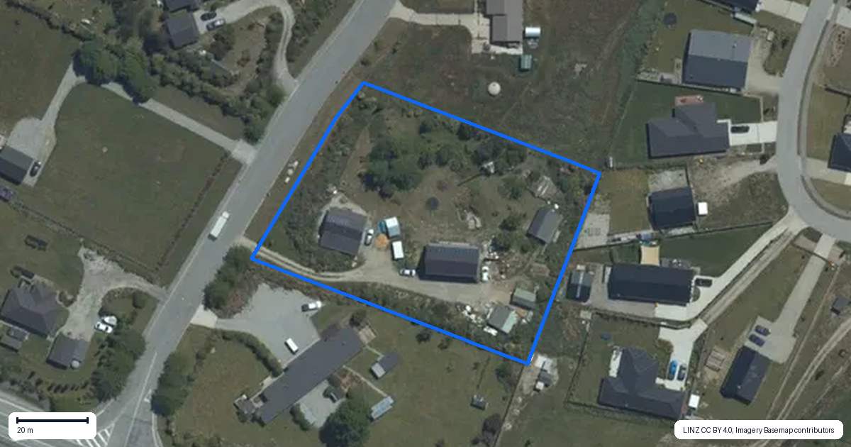 Property context map for 10 Pisa Road, Luggate, Wanaka