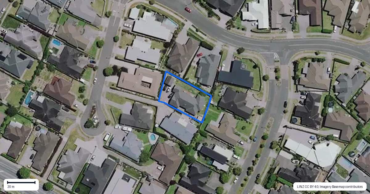 Property context map for 7 Amberley Place, Flagstaff, Hamilton