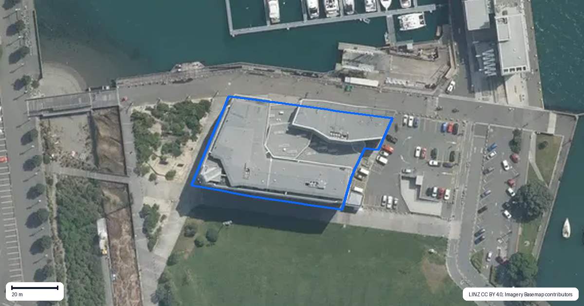 Property context map for 409/22 Herd Street, Te Aro, Wellington