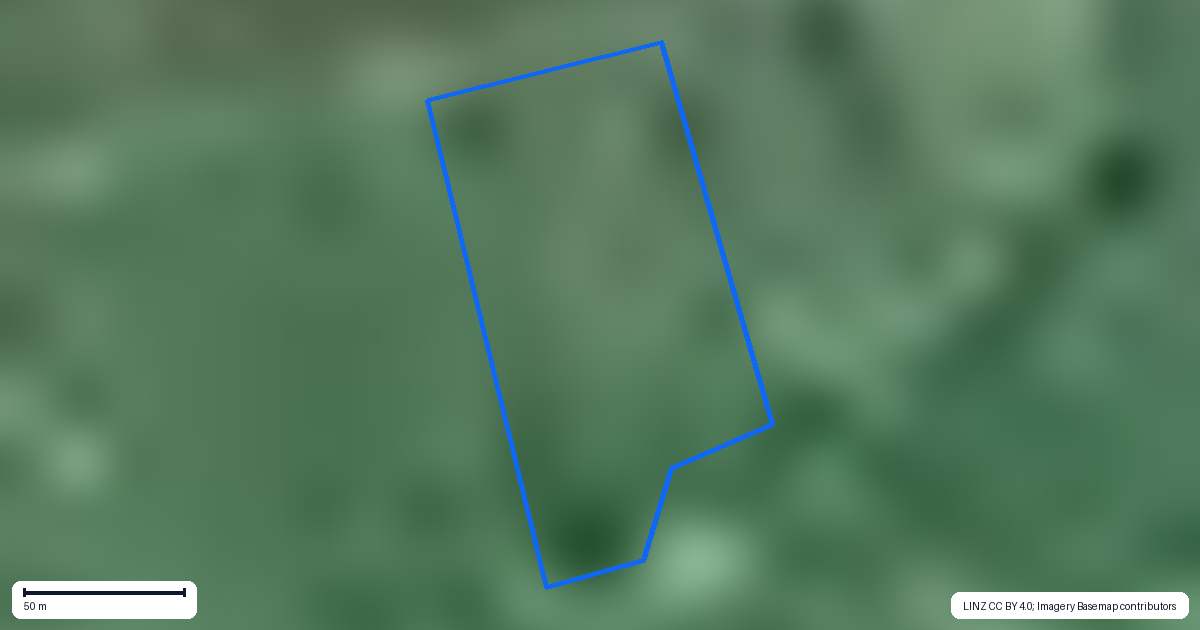 Property context map for 1083 Taniwha Road, Waerenga, Te Kauwhata