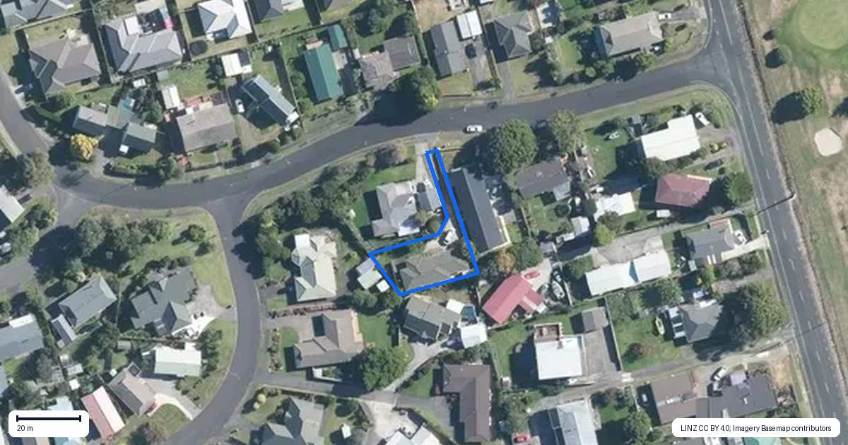 Property context map for 5A Kauri Drive, Waiuku