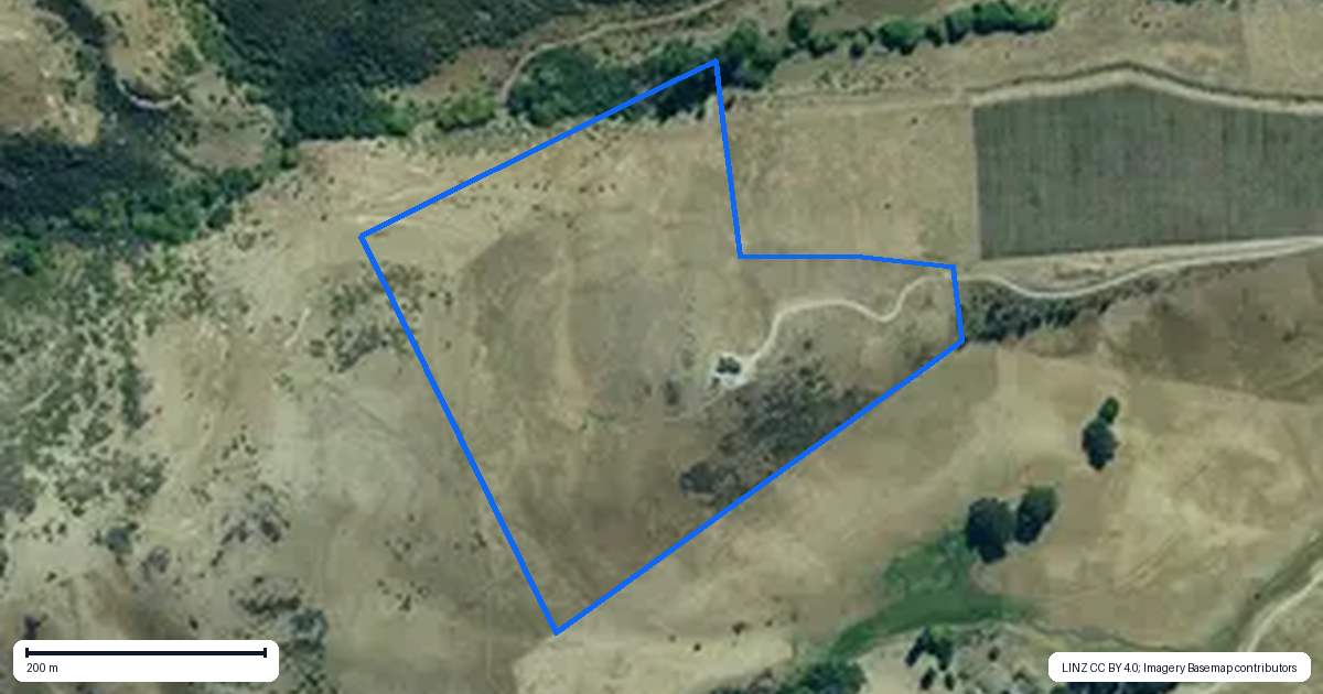 Property context map for 119D Swann Road, Cromwell