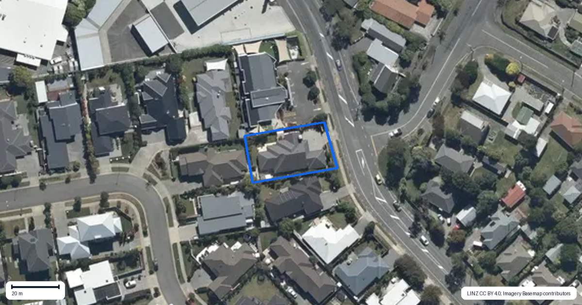 Property context map for 427 Wairakei Road, Burnside, Christchurch