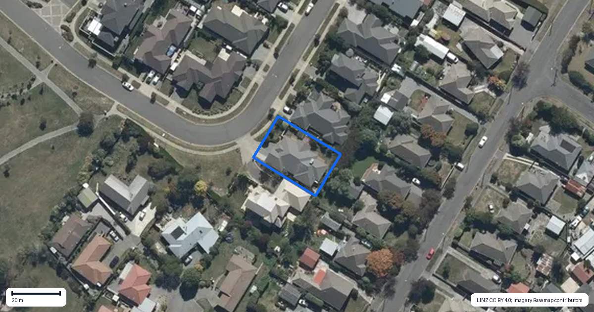 Property context map for 21 Westpark Drive, Burnside, Christchurch