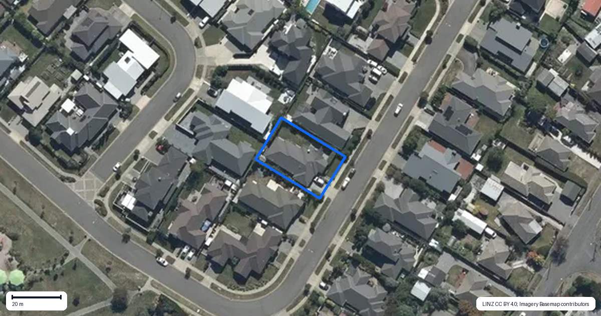 Property context map for 12 Westpark Drive, Burnside, Christchurch