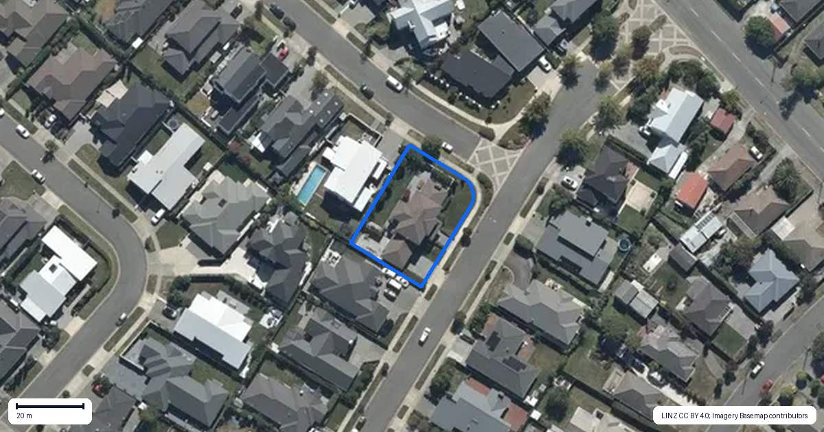 Property context map for 6 Westpark Drive, Burnside, Christchurch