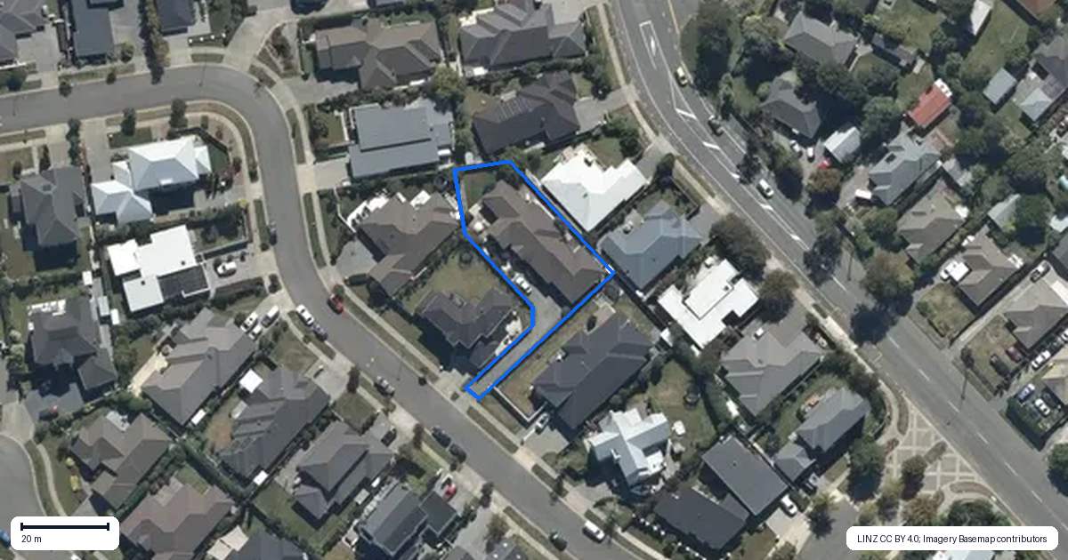 Property context map for 65 Westpark Drive, Burnside, Christchurch