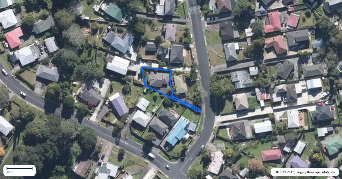 Property context map for 103A Barrys Road, Glendene, Auckland