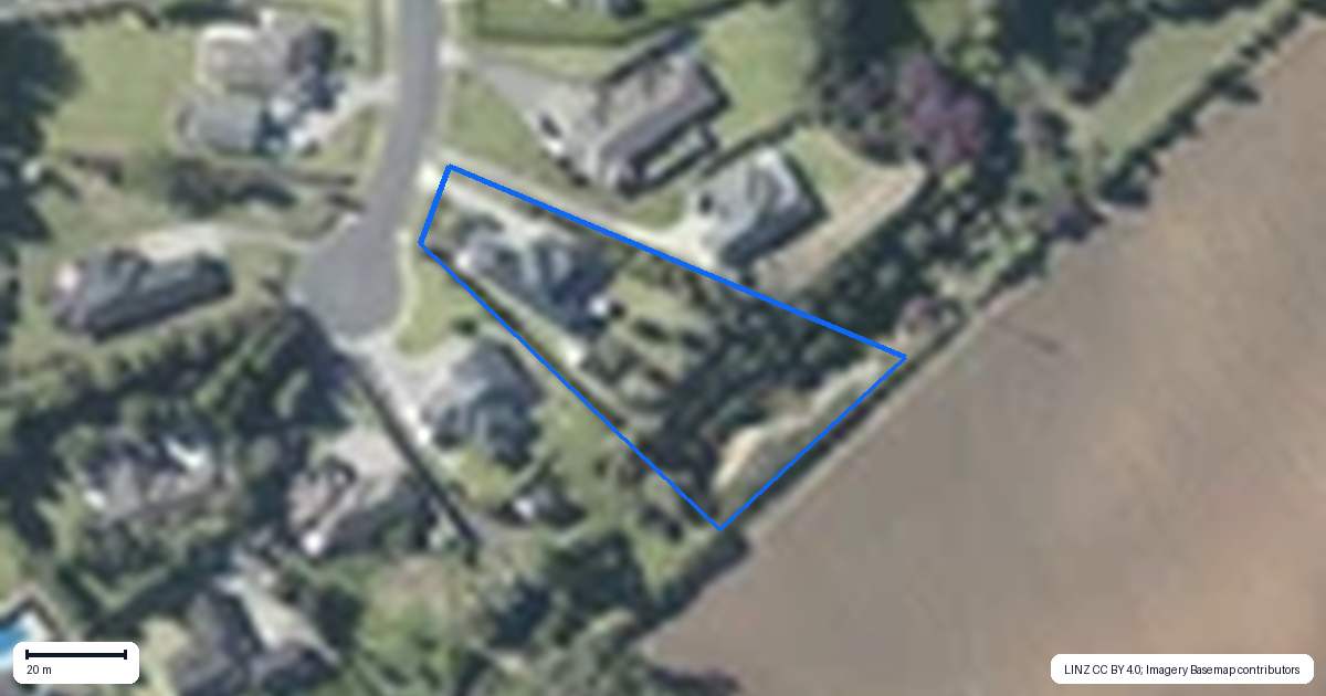 Property context map for 39 Kendallvale Drive, Waiuku
