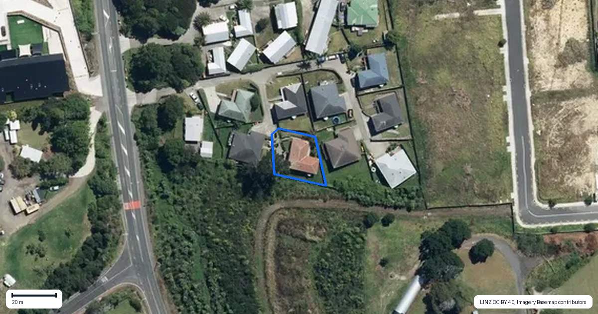 Property context map for 52C Candia Road, Swanson, Auckland