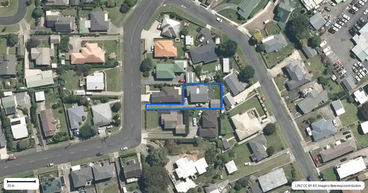 Property context map for 243 Fraser Street, Te Awamutu