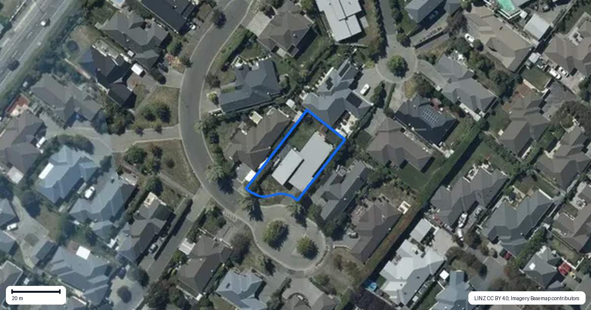 Property context map for 19 Prebblewood Drive, Prebbleton
