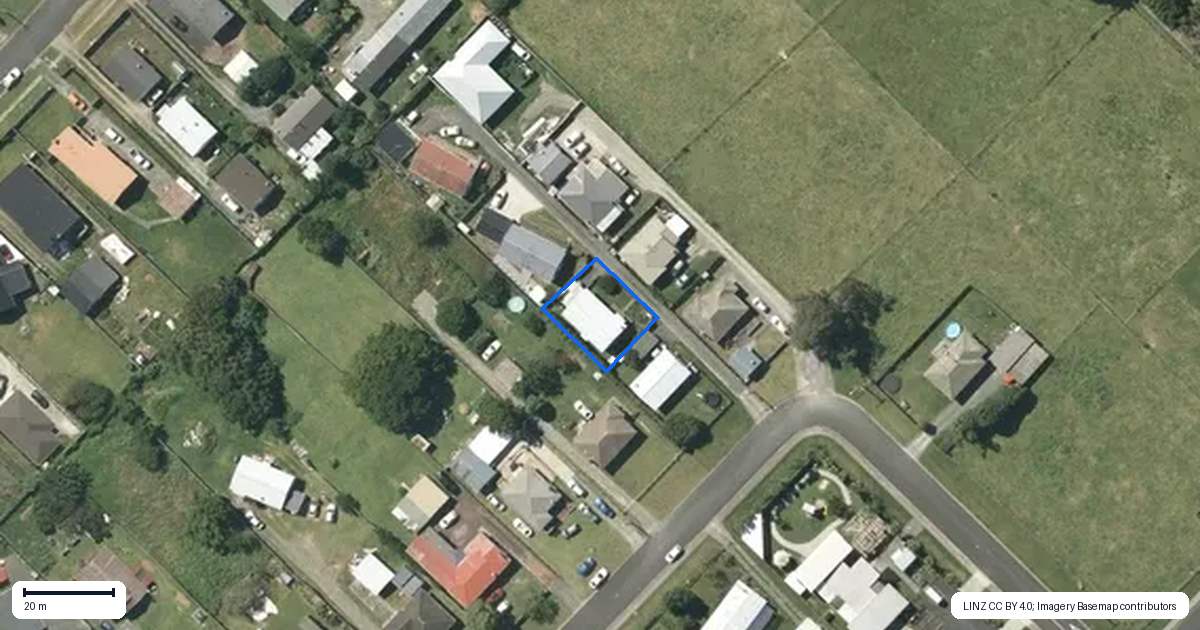 Property context map for 17B George Street, Ngaruawahia