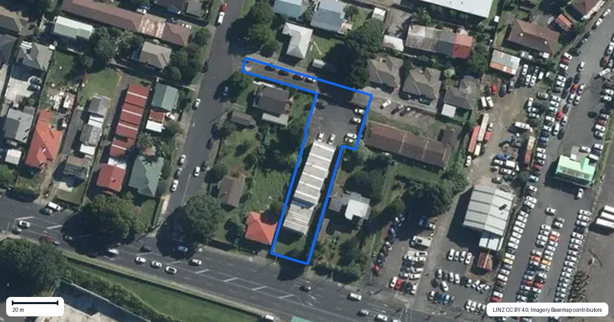 Property context map for 3H Mountain Road, Mount Wellington, Auckland