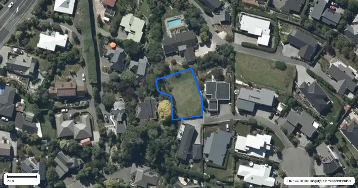 Property context map for 35 Ravensdale Rise, Westmorland, Christchurch