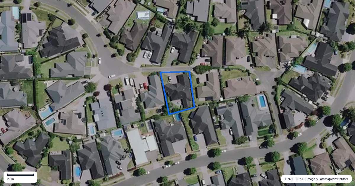 Property context map for 20 Connor Court, Huntington, Hamilton