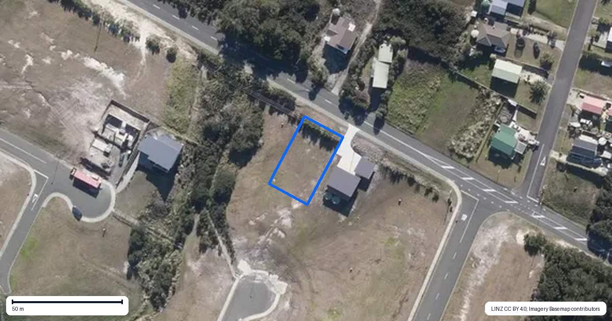 Property context map for 44 Doubtless Bay Drive, Karikari Peninsula