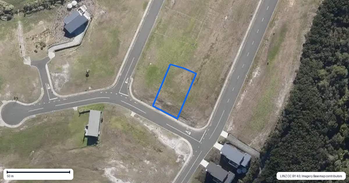 Property context map for 4 Lindsey Way, Karikari Peninsula