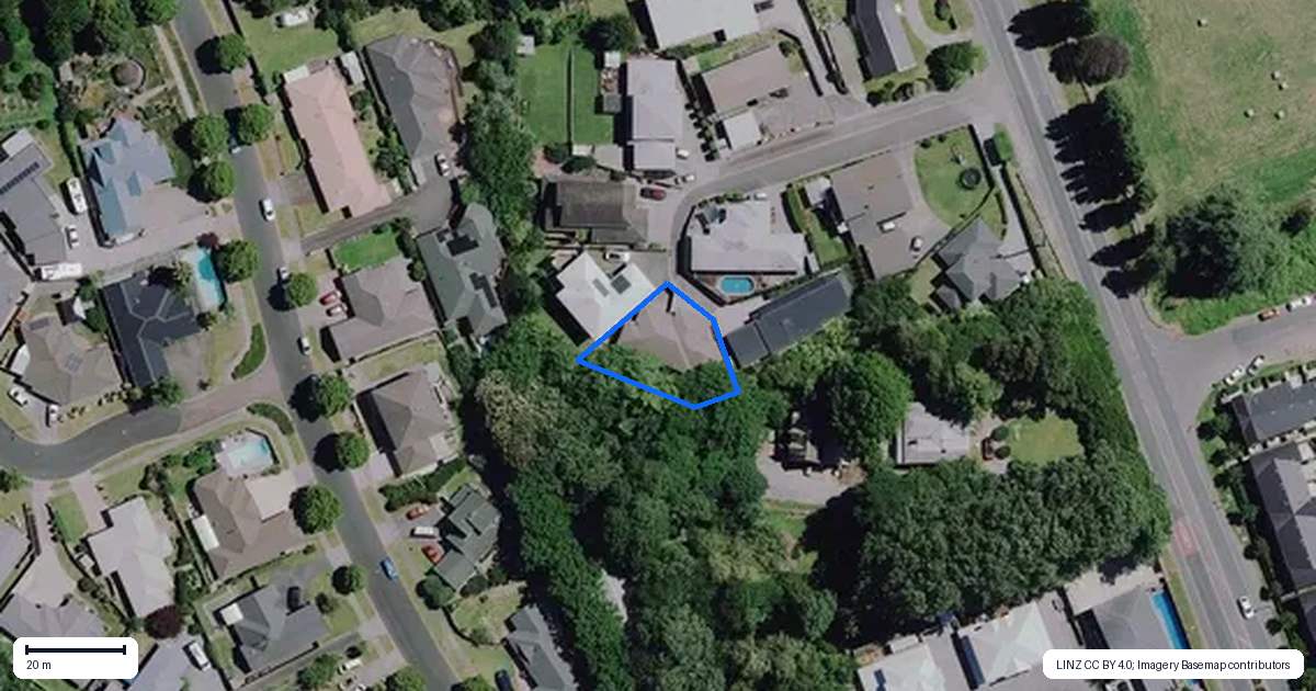 Property context map for 15D Gordonton Road, Chartwell, Hamilton