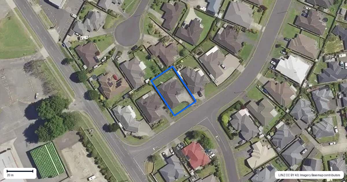 Property context map for 5 Middlebrook Drive, Katikati