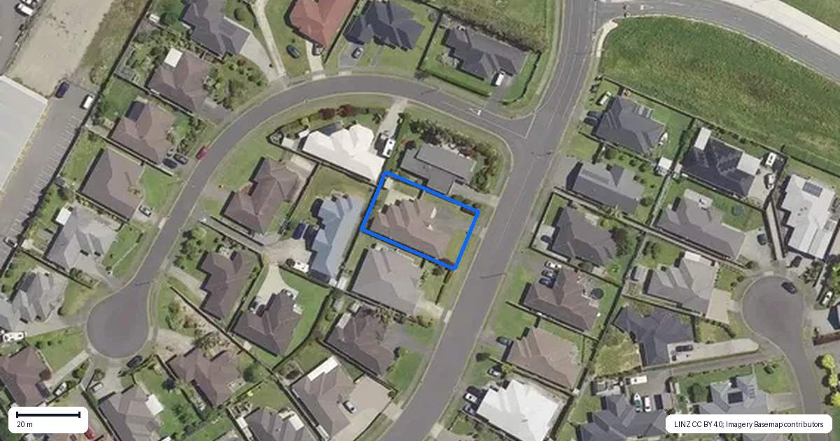 Property context map for 15 Middlebrook Drive, Katikati