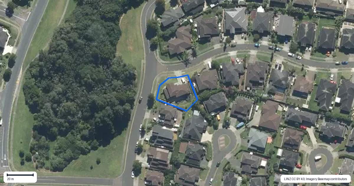 Property context map for 1 Muirlea Drive, Flat Bush, Auckland