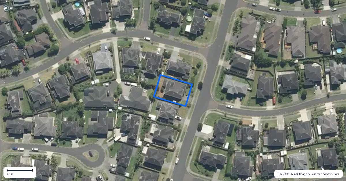 Property context map for 112B Jeffs Road, Flat Bush, Auckland