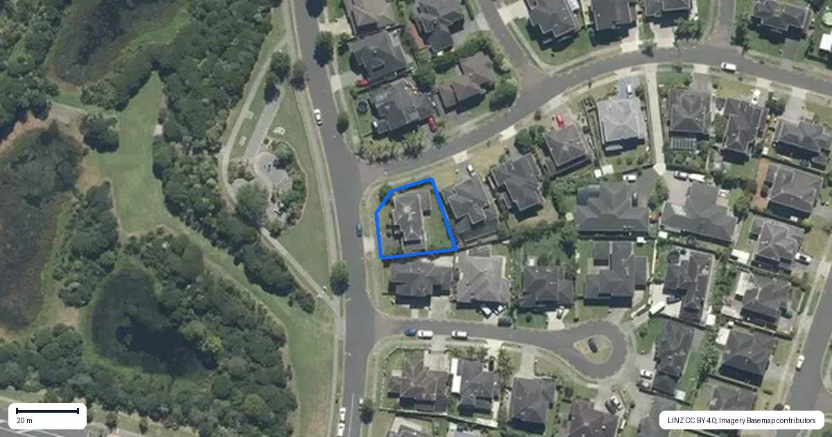 Property context map for 7 Packspur Drive, Flat Bush, Auckland