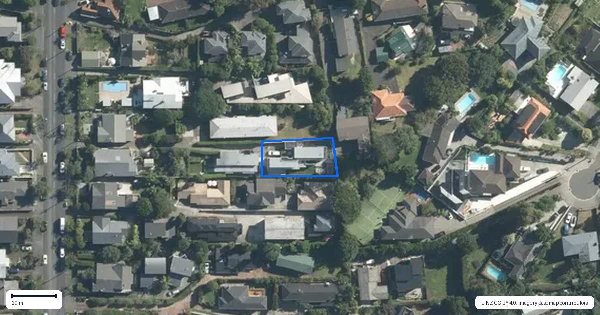 Property context map for 12B Haast Street, Remuera, Auckland