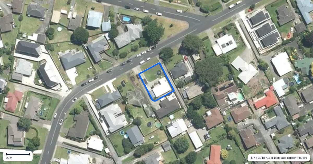 Property context map for 6 Cliff Road, Papakura