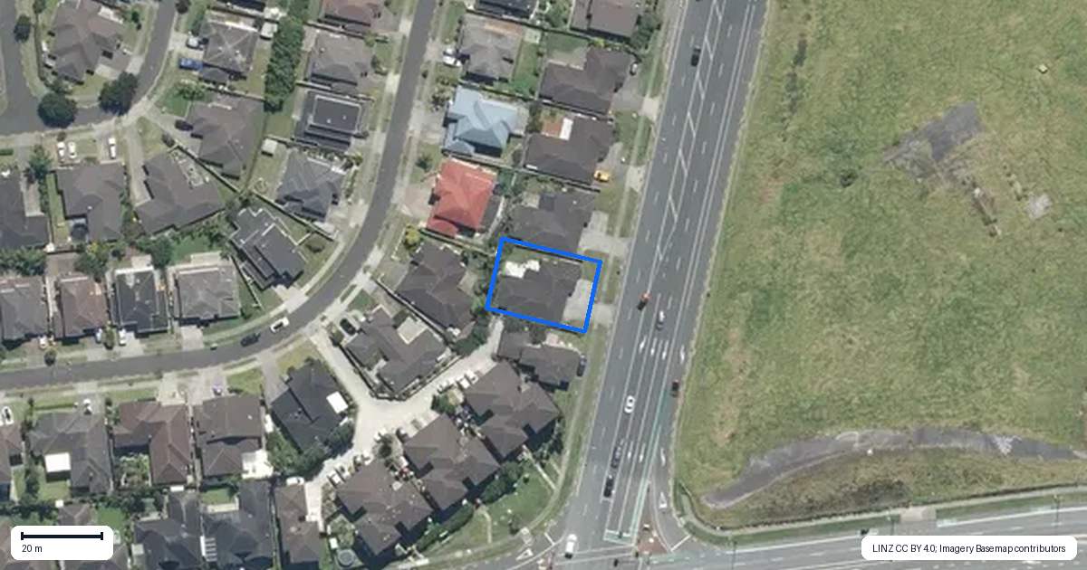 Property context map for 260 Murphys Road, Flat Bush, Auckland