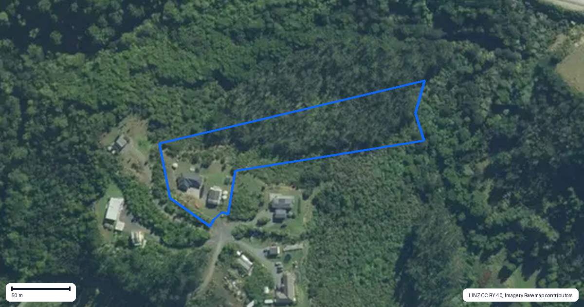 Property context map for 123C Montrose Road, Kerikeri