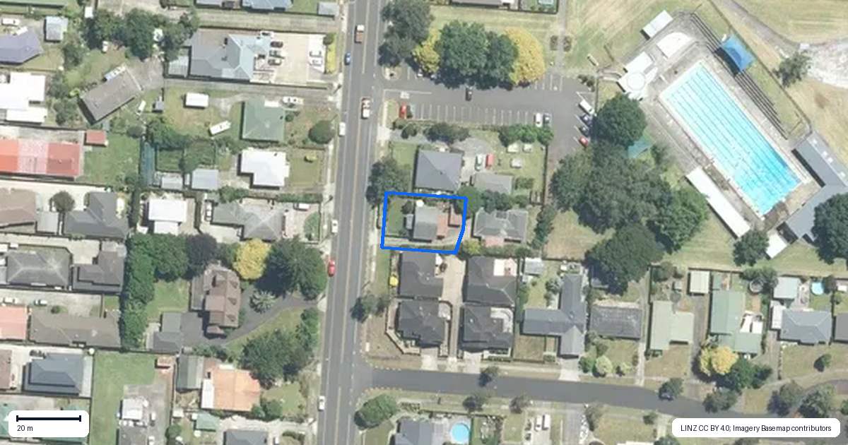 Property context map for 146 Queen Street, Pukekohe