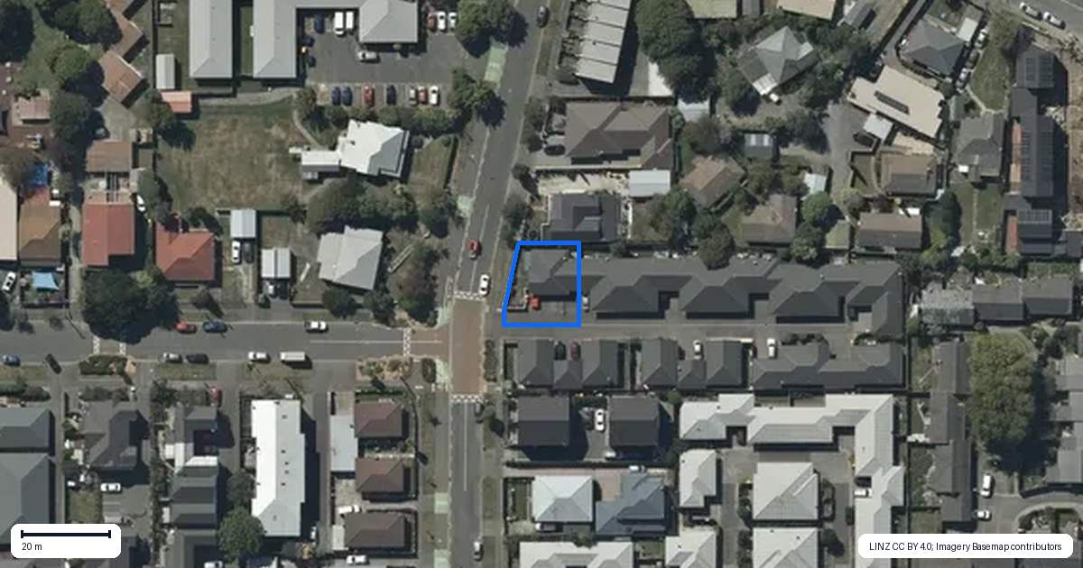Property context map for 26A Collins Street, Addington, Christchurch