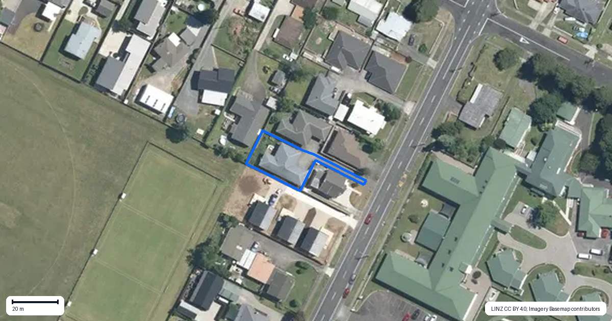 Property context map for 37B Smith Street, Matamata