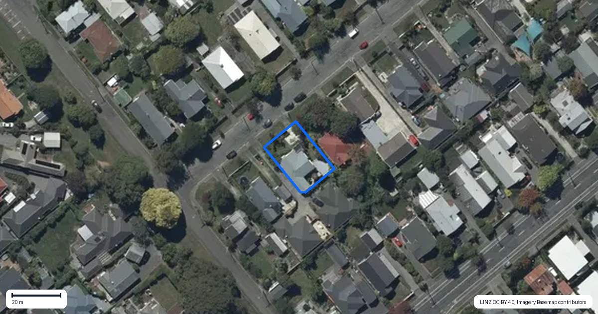 Property context map for 6 Cardiff Avenue, Somerfield, Christchurch