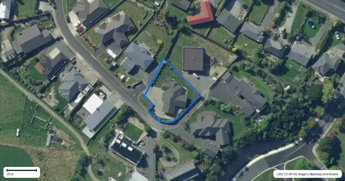 Property context map for 7 Tsukigawa Terrace, Balclutha
