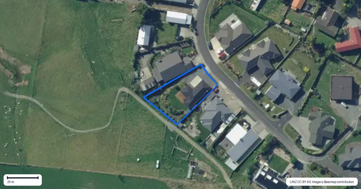 Property context map for 8 Tsukigawa Terrace, Balclutha