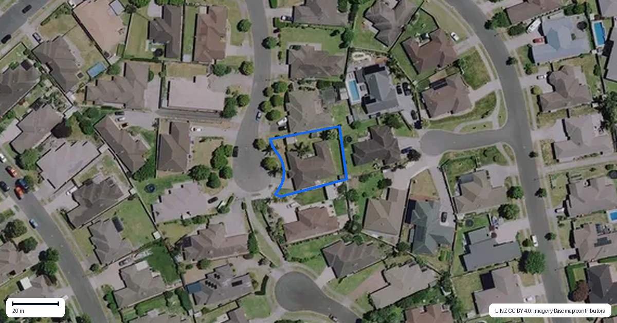 Property context map for 7 Savannah Place, Rototuna North, Hamilton