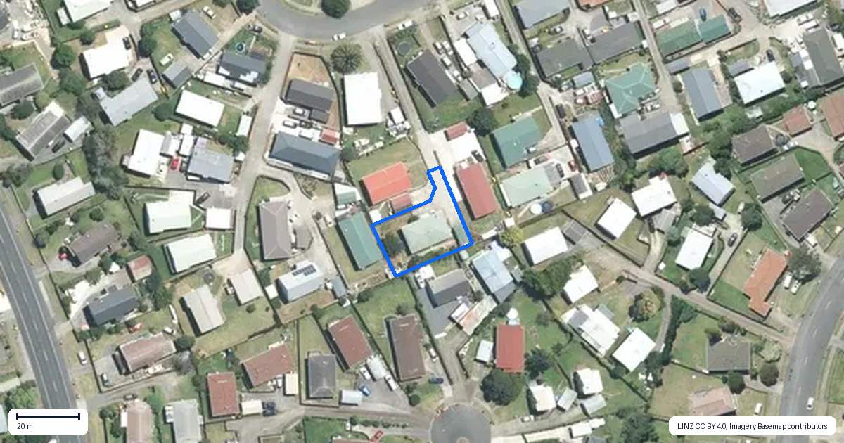 Property context map for 65A Templeton Place, Clendon Park, Auckland