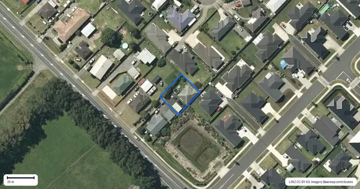 Property context map for 73A River Road, Ngaruawahia