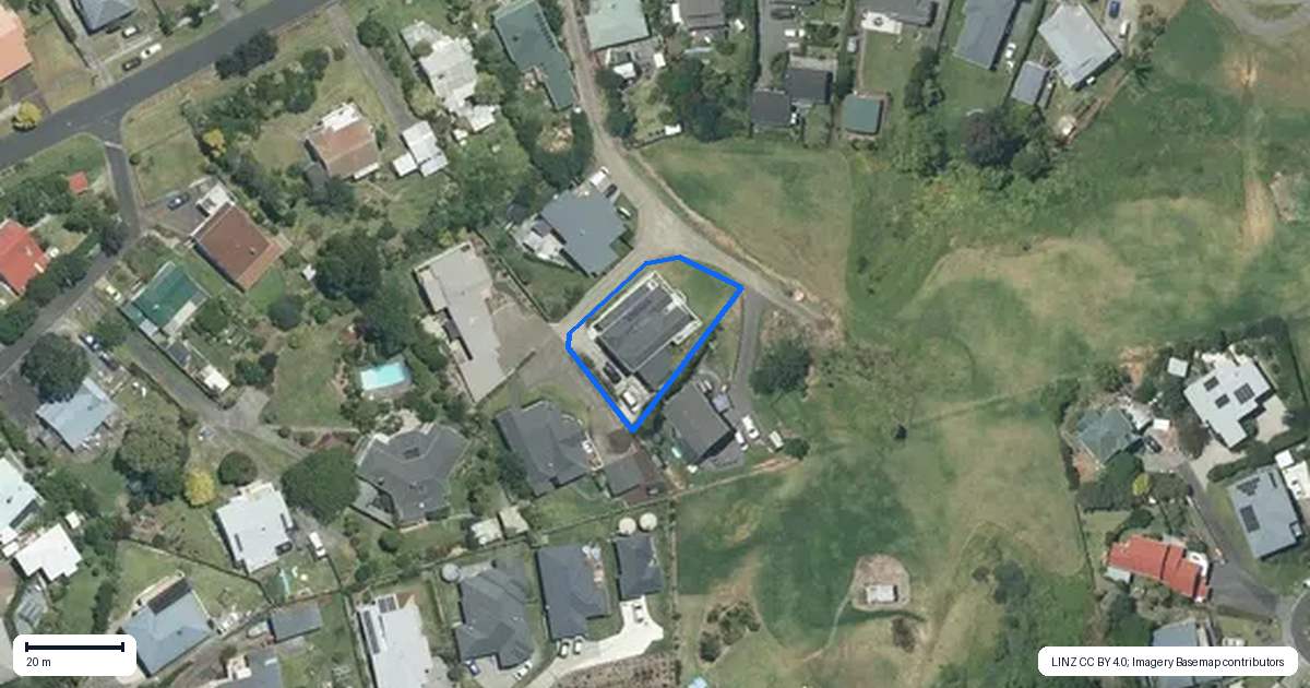 Property context map for 17D Nelson Street, Helensville
