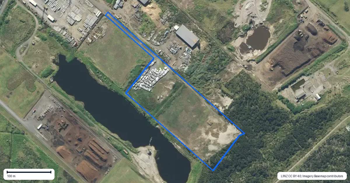 Property context map for 558 Marsden Point Road, Ruakaka