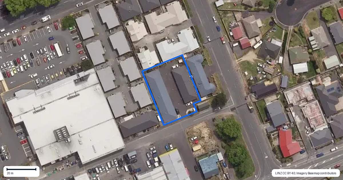 Property context map for 1/4 Reid Avenue, Mosgiel